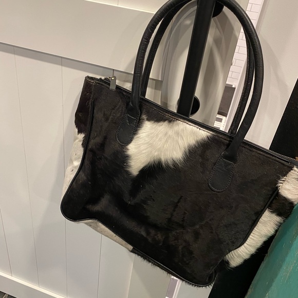 MONTANA HUDSON cowhide tote! Five star leather⭐️⭐️⭐️⭐️⭐️ brand NEW - Picture 3 of 16